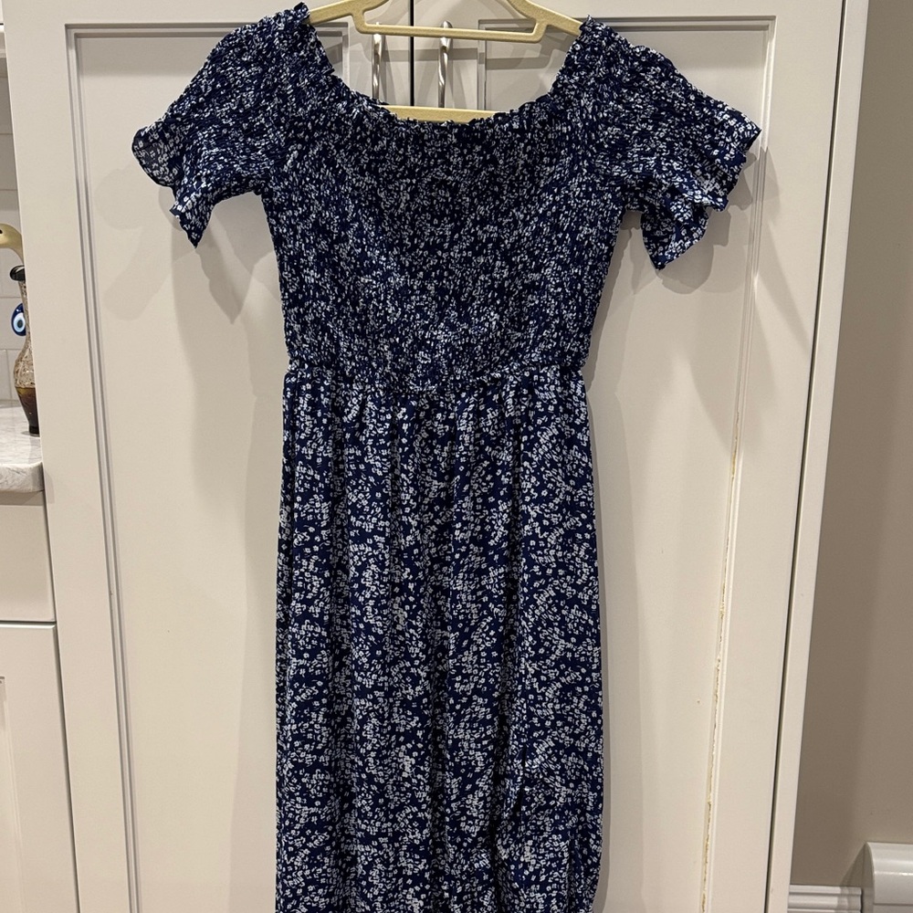 Lulus Floral Off-Shoulder Dress